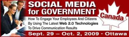 Social Media for Government - September 29 - October 2, Ottawa